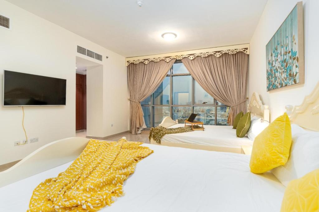 Photo of sand and beach haven at Ajman Corniche! in Ajman, United Arab Emirates