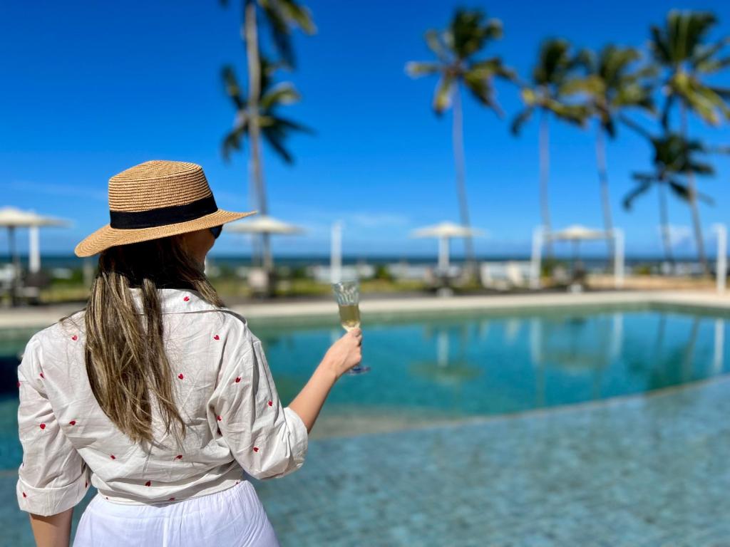 Photo #1 of Kalug - Duplex PÉ NA AREIA com 4 suítes, piscina e churrasqueira privativa na Praia do Sul! Perfeito para família - Wifi 300mb! in Ilhéus, Brazil