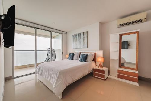 Photo #2 of Acogedor apto de 1 habitación con vista de primera clase al océano in Cartagena de Indias, Colombia