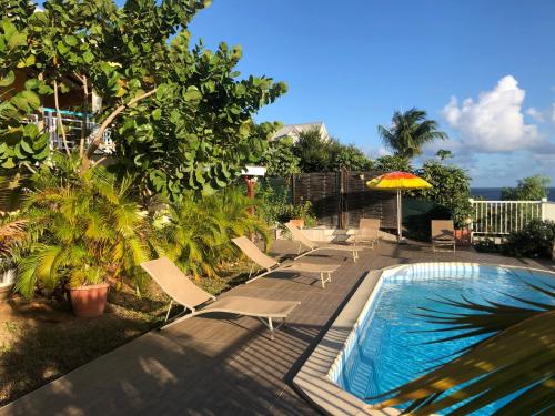 Photo #2 of Mango Sea -Villa "Maracudja" et appartement "Jojoba" avec piscine & vue sur les îles in Saint François, Guadeloupe