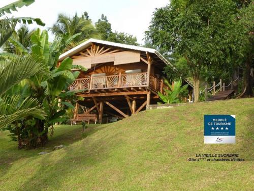 Photo #2 of Gîte 4 étoiles, la Vieille Sucrerie St Claude Guadeloupe, Jacuzzi Spa privatif, vue exceptionnelle sur la mer des Caraïbes in Saint Claude, Guadeloupe