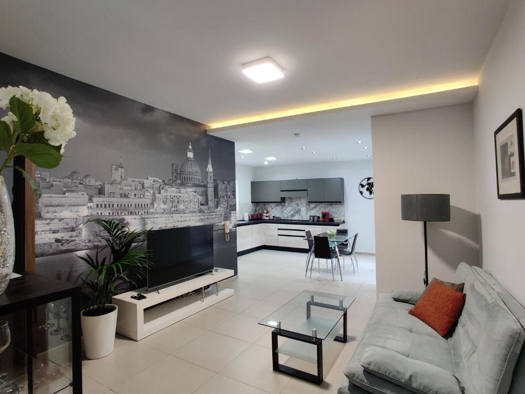Photo #1 of DePiro Point Deluxe - Modern, designer apartment 2 minutes away from popular Sliema seafront in Sliema, Malta