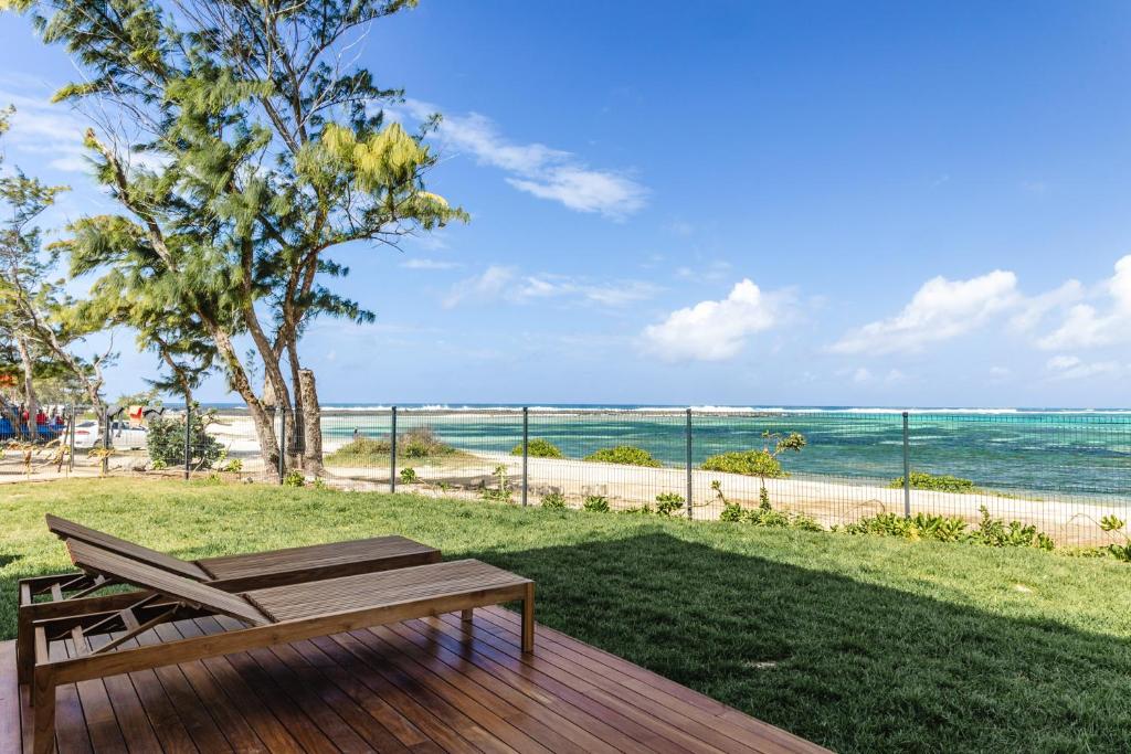Photo #1 of Ocean Terraces Apt A1 - Your Beachfront Bliss - Brand NEW in Poste Lafayette, Mauritius