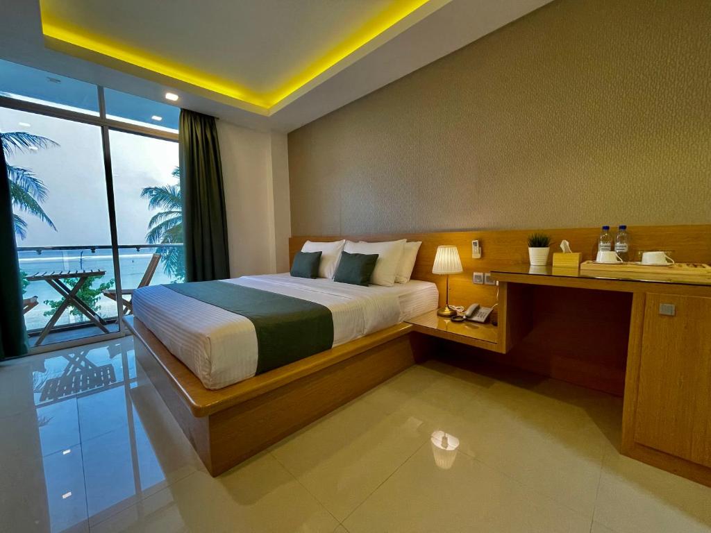 Photo of Huvan Beach Hotel at Hulhumale in Malé, Maldives