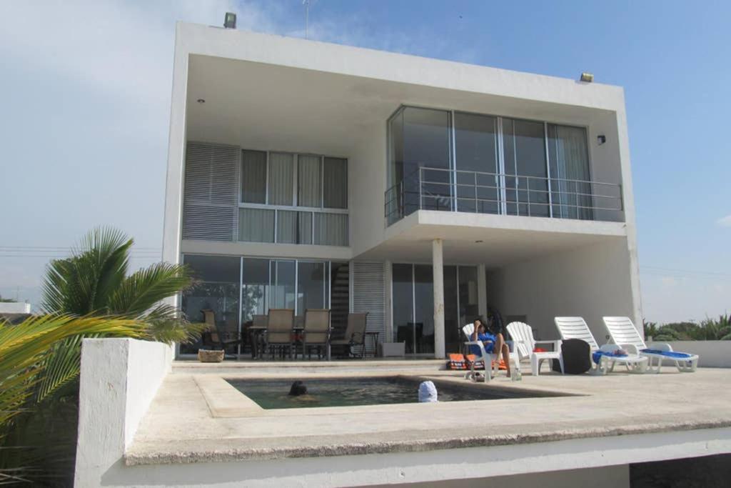 Photo #1 of Designer´s House Beach Front Superb Ocean View Hi Speed WiFi in San Benito, Mexico