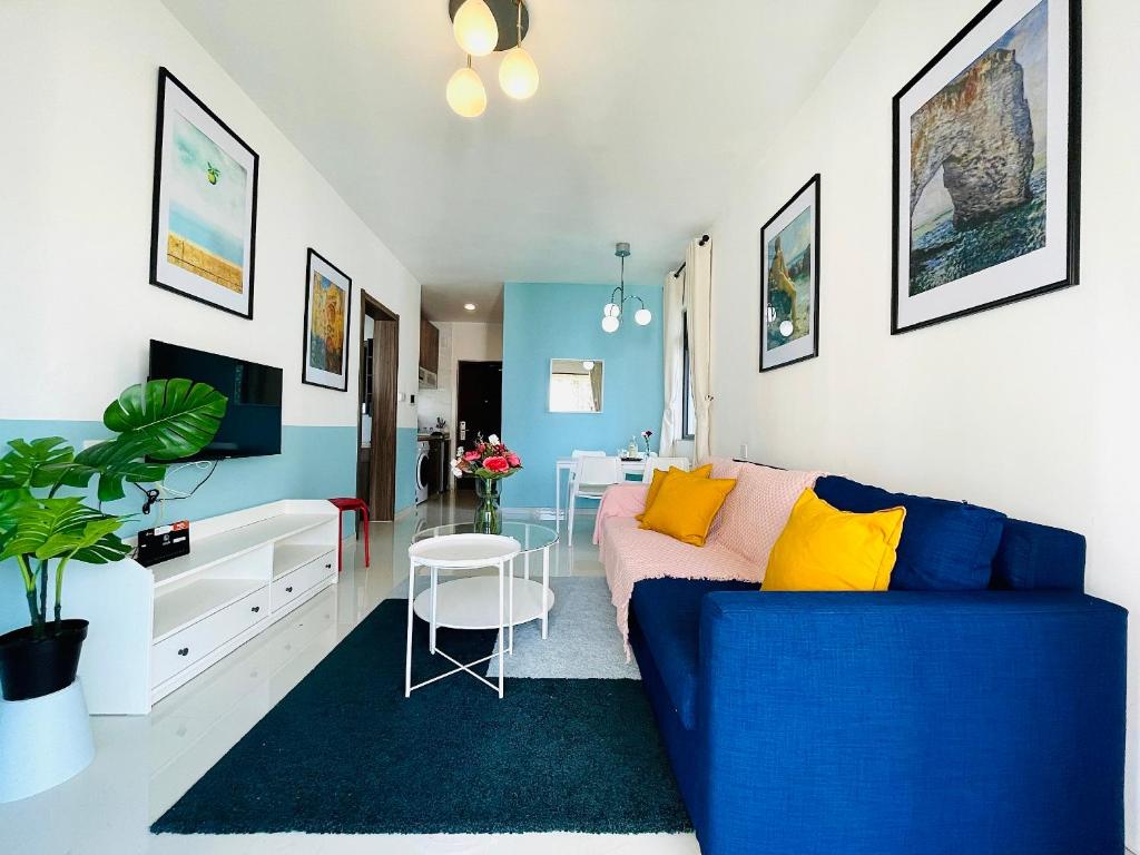 Photo #1 of Sea&CityView 2-bedroom Fully Furnished Apartment Forest City #freeWIFI in Gelang Patah, Malaysia