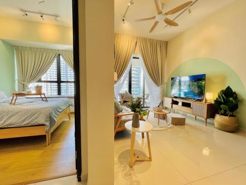 Photo #2 of Muji-Inspired 2BR 2BA Apartment, 8 Mins to CIQ, Sleeps 2-6 in Johor Bahru, Malaysia