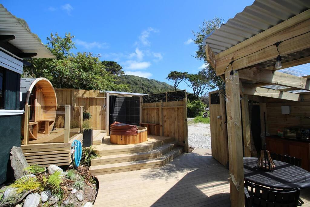 Photo #1 of Delightful 1 bedroomed tiny house with sauna in Te Miko, New Zealand