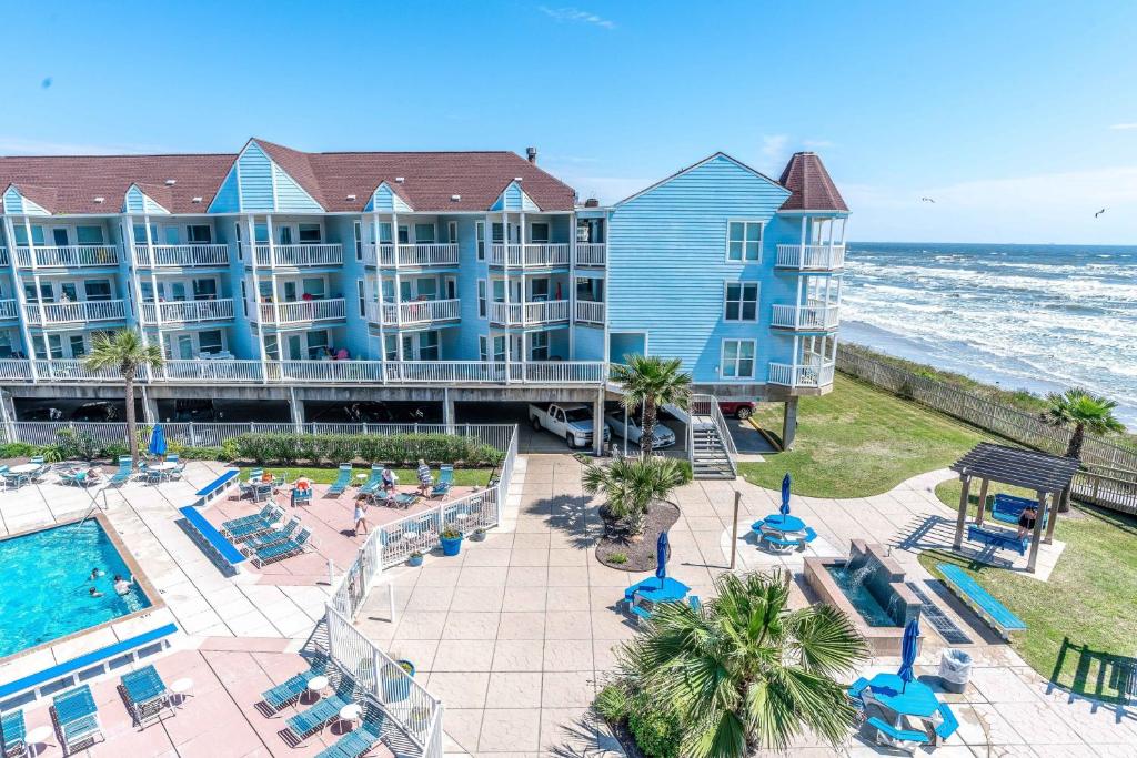 Photo #1 of Steps to Pool and BeachAmazing Views from Two Balconies in Galveston, TX