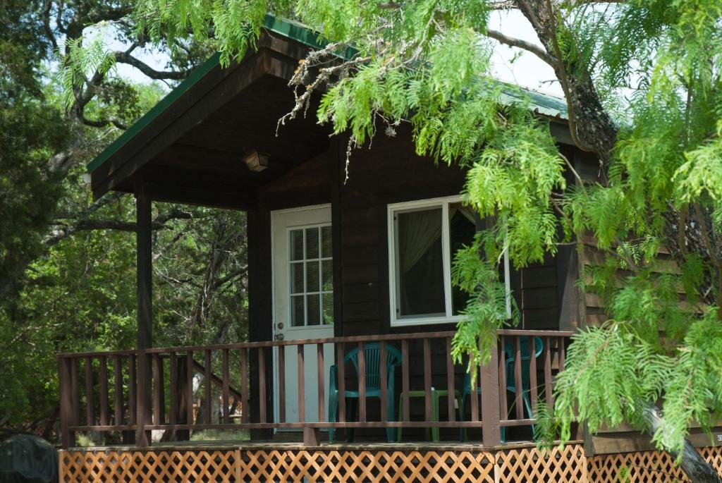 Photo of Medina Lake Camping Resort Cabin 7 in Lakehills, TX