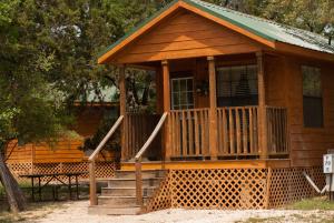 Photo #6 of Medina Lake Camping Resort Cabin 3 in Lakehills, TX
