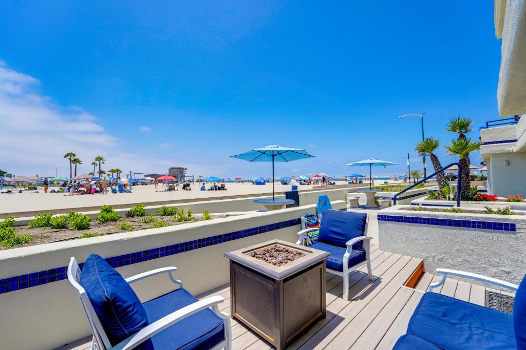 Photo #1 of Oceanfront Condo with Front Patio, Gas Grill, Fire Pit - Prime Location!! in San Diego, CA