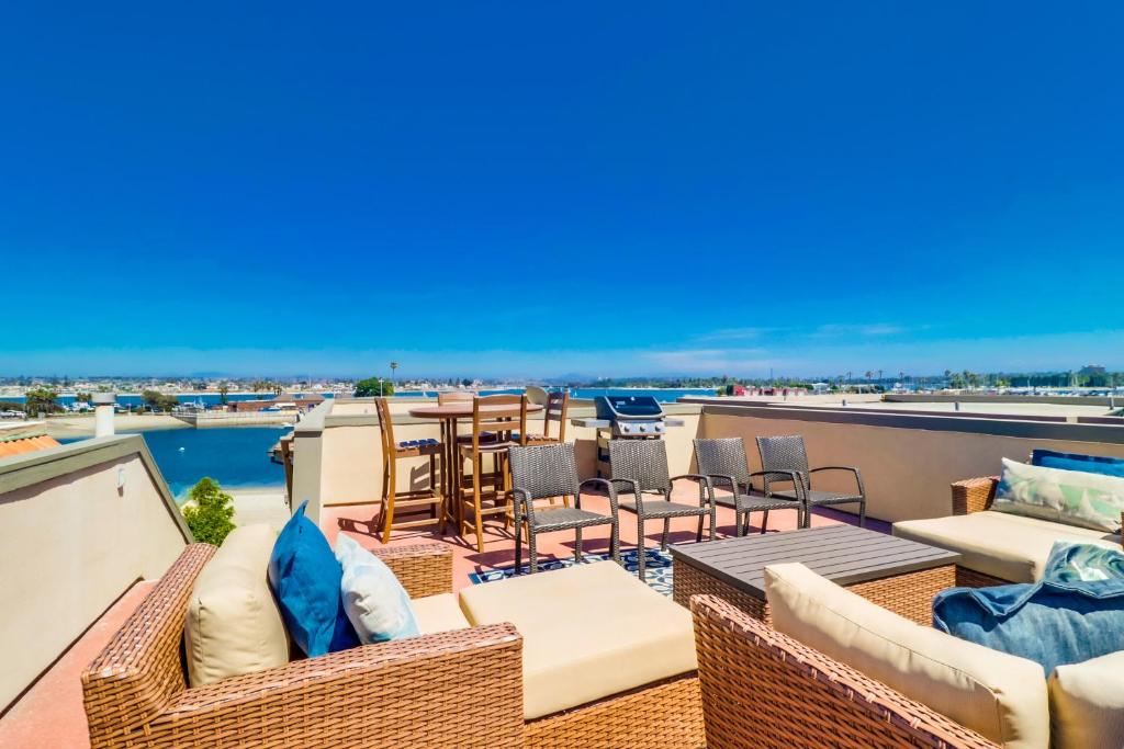 Photo #1 of Bayfront Dream - Bay Views, Rooftop Patio, & Garage! in San Diego, CA