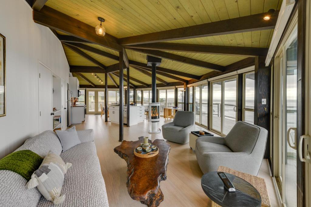 Photo #1 of Serene Irish Beach Home with Panoramic Ocean Views! in Manchester, CA