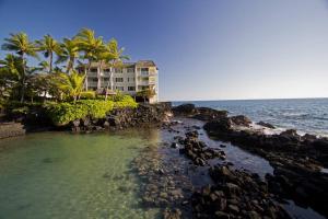 Photo #6 of Oceanfront Condo to Enjoy Sea Breeze and Sunset on Lanai which hangs over the ocean!! - Hale Kona Kai 305 in Kailua Kona, HI
