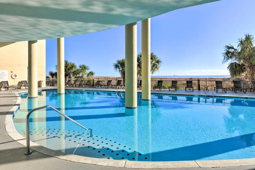 Photo #1 of Mardi Gras Boho Chic Condo on the Gulf! in Dauphin Island, AL