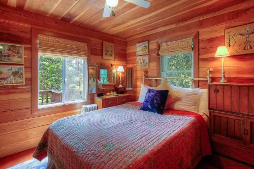 Photo #2 of Cozy Riverfront Cabin Just Steps to the Russian River with Beach Access & Wood Stove in Guerneville, CA