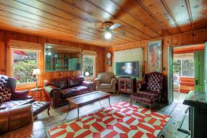 Photo #5 of Cozy Riverfront Cabin Just Steps to the Russian River with Beach Access & Wood Stove in Guerneville, CA