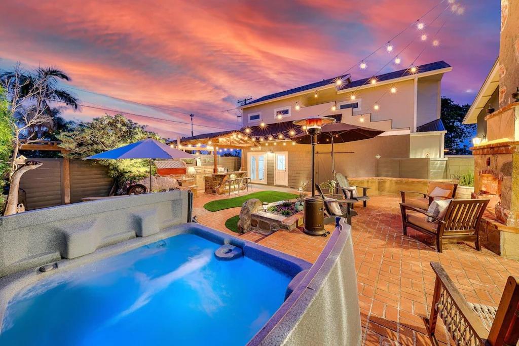 Photo #1 of Luxury beach home one block from ocean with spa, WiFi, & gorgeous outdoor space in San Diego, CA