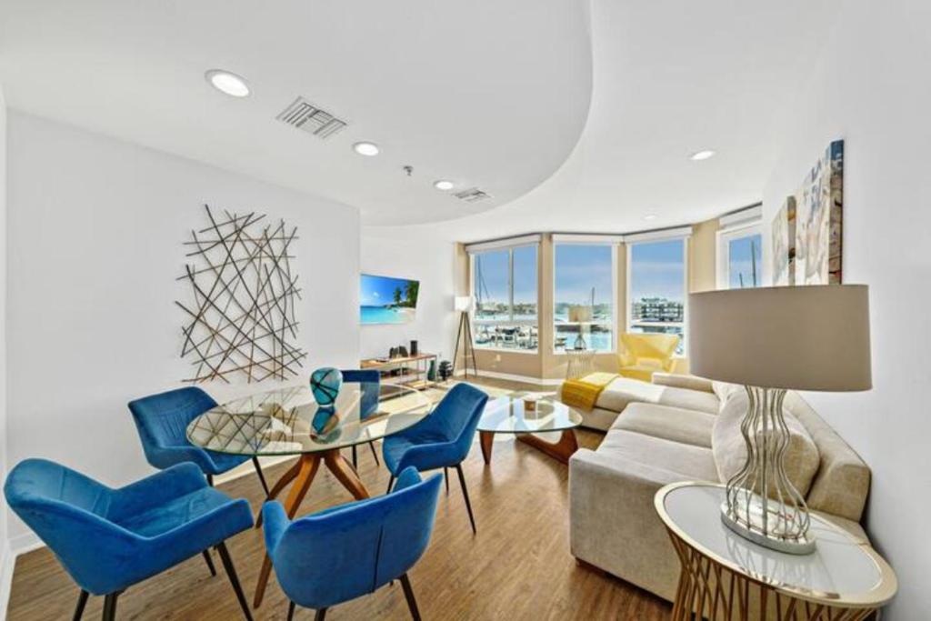 Photo #1 of The Coral Loft - Marina Bliss Water view 2BR Pool, Gym in Marina del Rey, CA