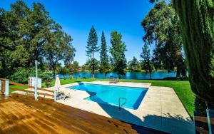 Photo #4 of Luxury Riverside Estate - 3BR Home or 1BR Cottage or BOTH - Sleeps 14 - Swim, fish, relax, refresh in Anderson, CA