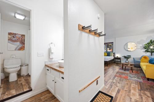 Photo #3 of Striking Queen Deluxe Studio w/Kitchenette #114 at Donner Lake Village in Truckee, CA