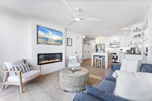 Photo #4 of Luxury Ground S Oceanfront Unit with Boardwalk Lounge Firepit - AC in San Diego, CA