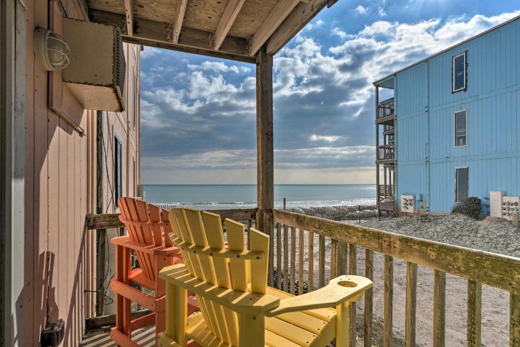 Photo of Oceanfront Topsail Beach Retreat - Steps to Shore! in North Topsail Beach, NC