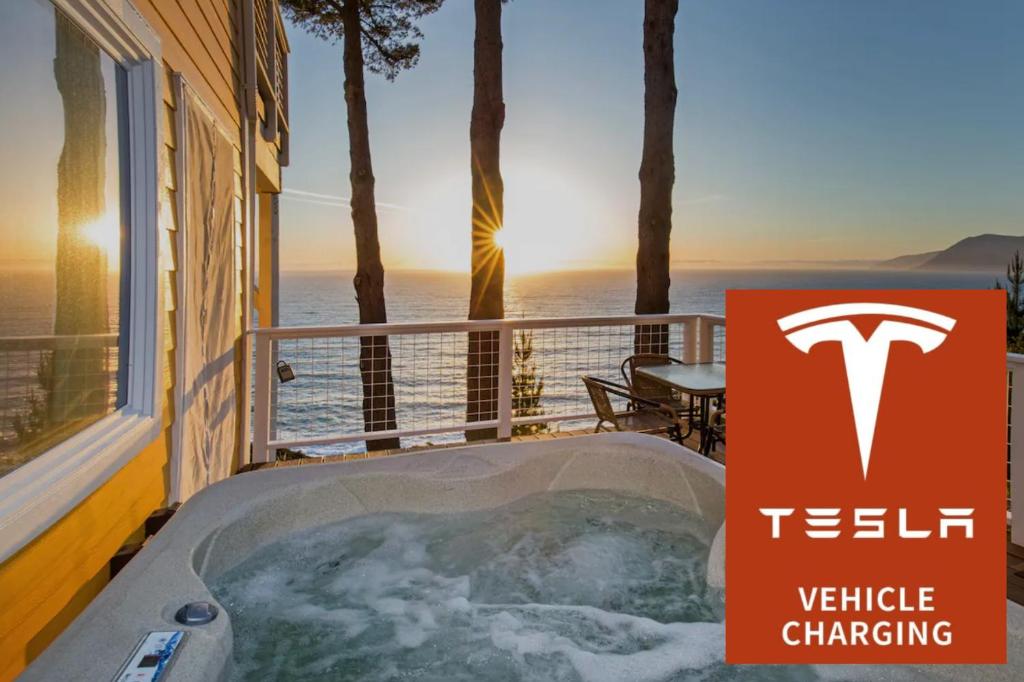 Photo of Breathtaking Oceanview! by OceanviewHotTubs Oceanfront! Shelter Cove CA Tesla EV station in Shelter Cove, CA