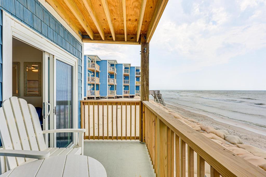 Photo #1 of Ocean-View Condo Steps to North Topsail Beach! in North Topsail Beach, NC