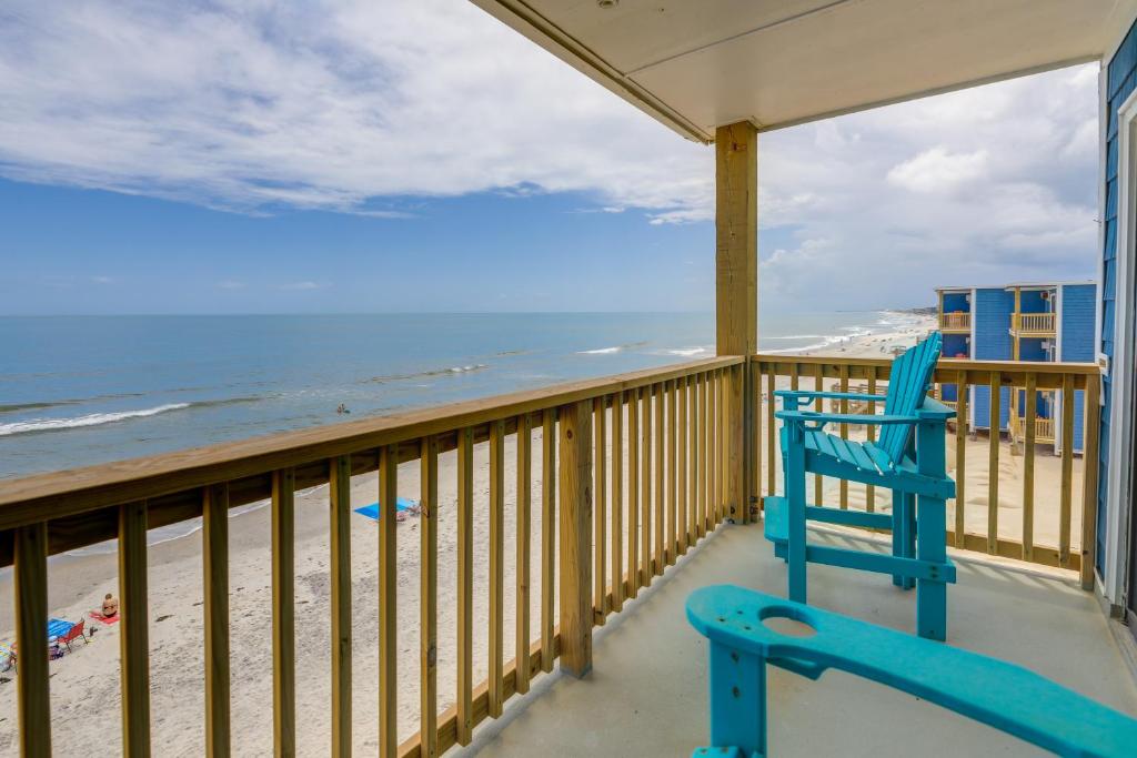 Photo #1 of North Topsail Beach Vacation Rental with Balcony! in Sneads Ferry, NC