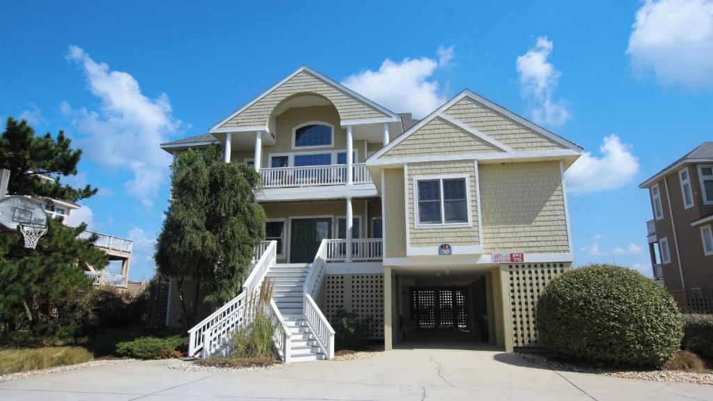 Photo of PI76, Life of Reilly- Oceanfront, Ocean Views, Private Pool, Private Beach Access, Foosball in Corolla, NC