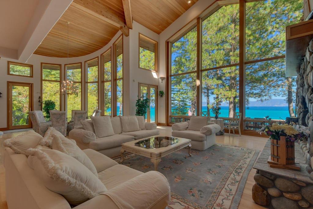 Photo #1 of Rubicon Bay Lakefront by Tahoe Getaways - 4BR with Bonus Room, Private Pier, Buoy & Beach Access in Tahoma, CA