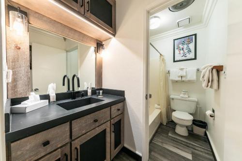 Photo #3 of Striking King Studio w/Partial Lake View #242 at Donner Lake Village in Truckee, CA