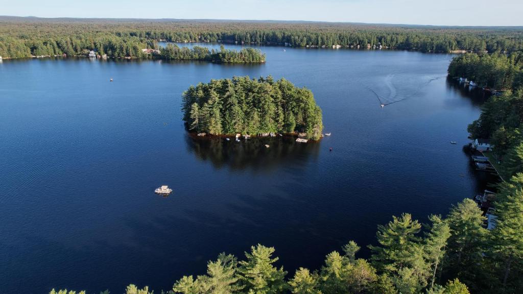 Photo of Grant Island Waterfront Cottage Brantingham Lk - HotTub, Pontoon Boat, Pets in Greig, NY