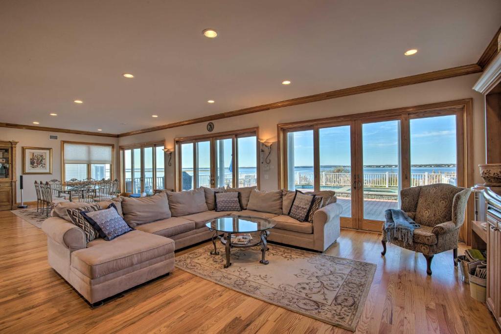 Photo of Waterfront Home with Large Deck and Private Pool! in Westhampton, NY