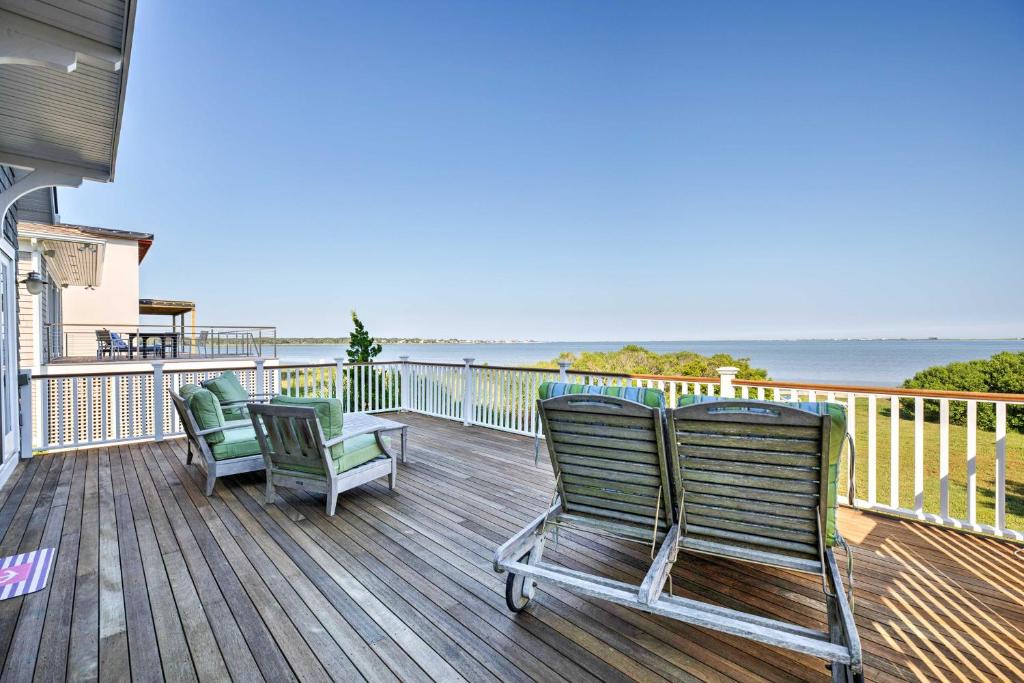 Photo of Luxe Waterfront East Quogue Home with Beach On-Site! in East Quogue, NY