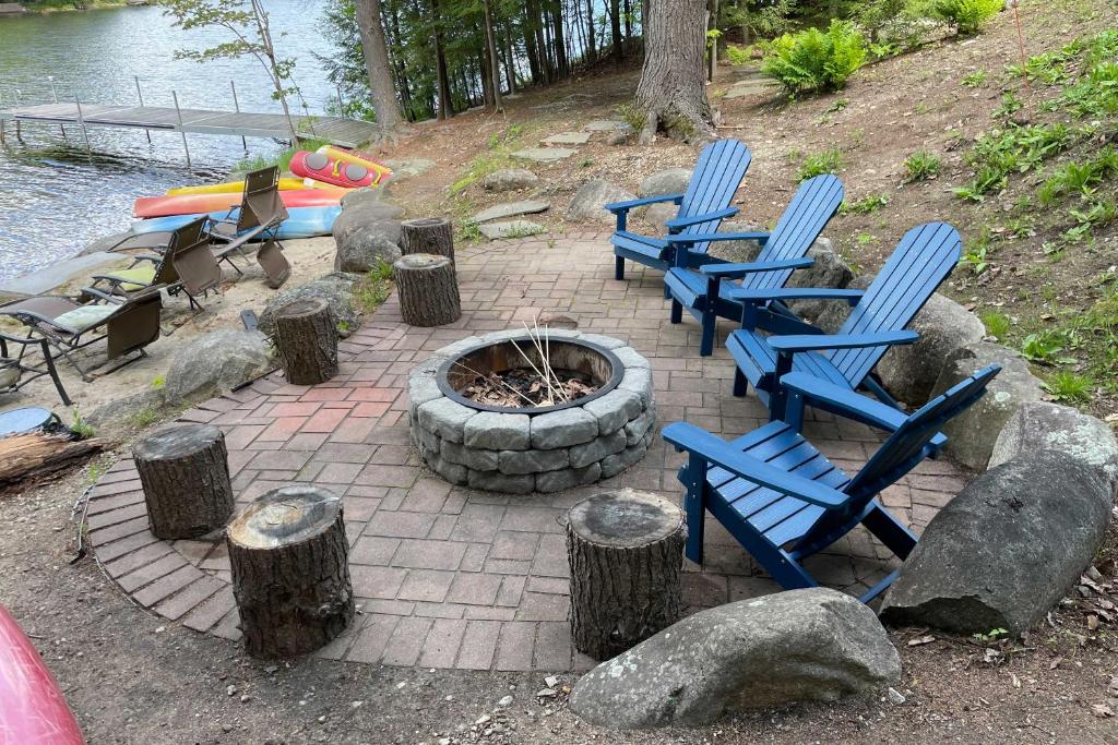 Photo of 4-Season Home Fireplace and Fire Pit in Barnstead in Tilton, NH