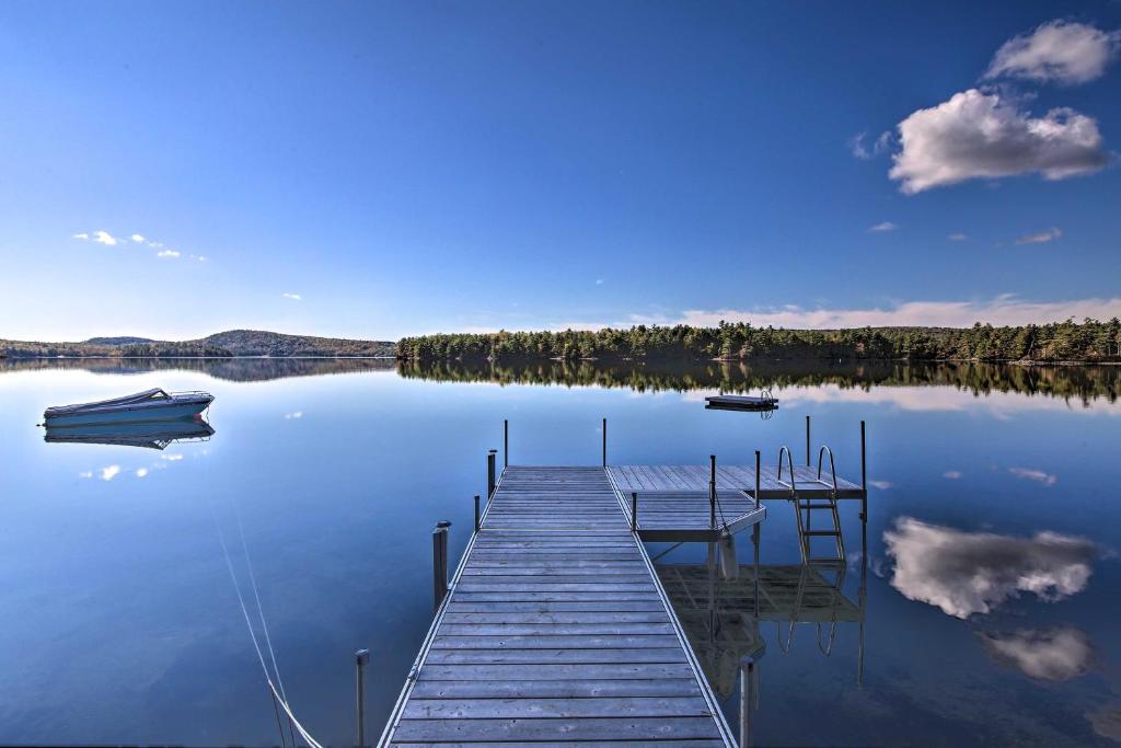 Photo of Lakefront Home with Deck, Dock, and Water Access! in Liberty, ME