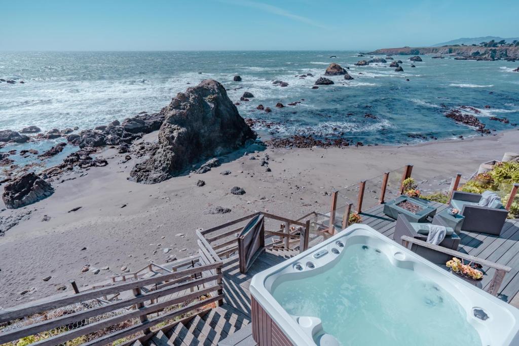 Photo #1 of Surfscape Beach House, Private Beach & Ocean views in Bodega Bay, CA