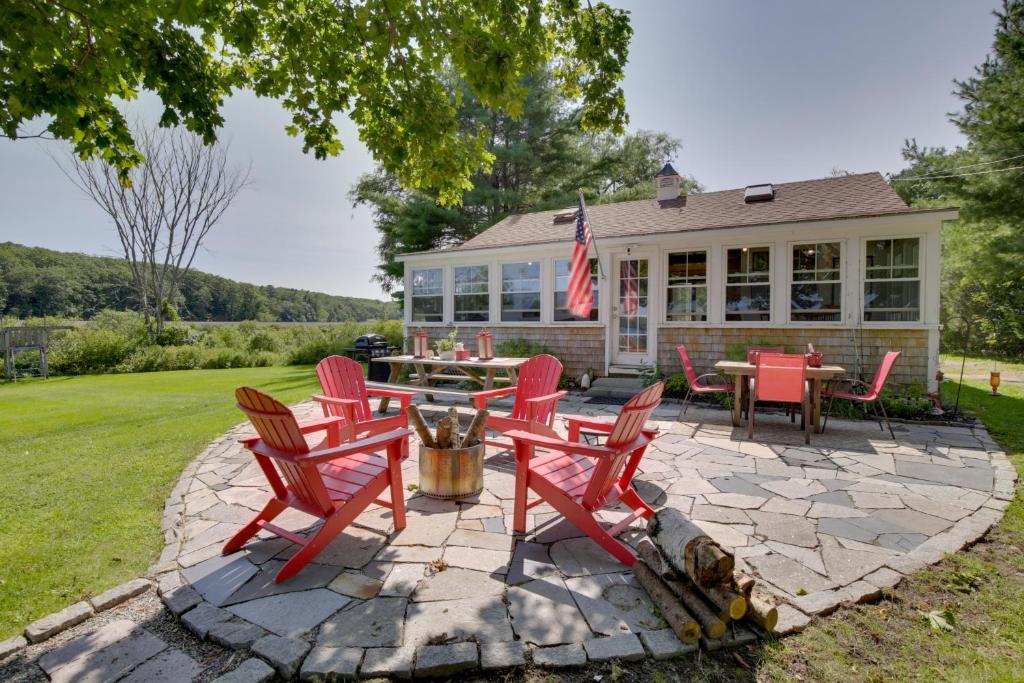 Photo of Waterfront Nobleboro Cottage with Kayaks and Boat Dock in Nobleboro, ME