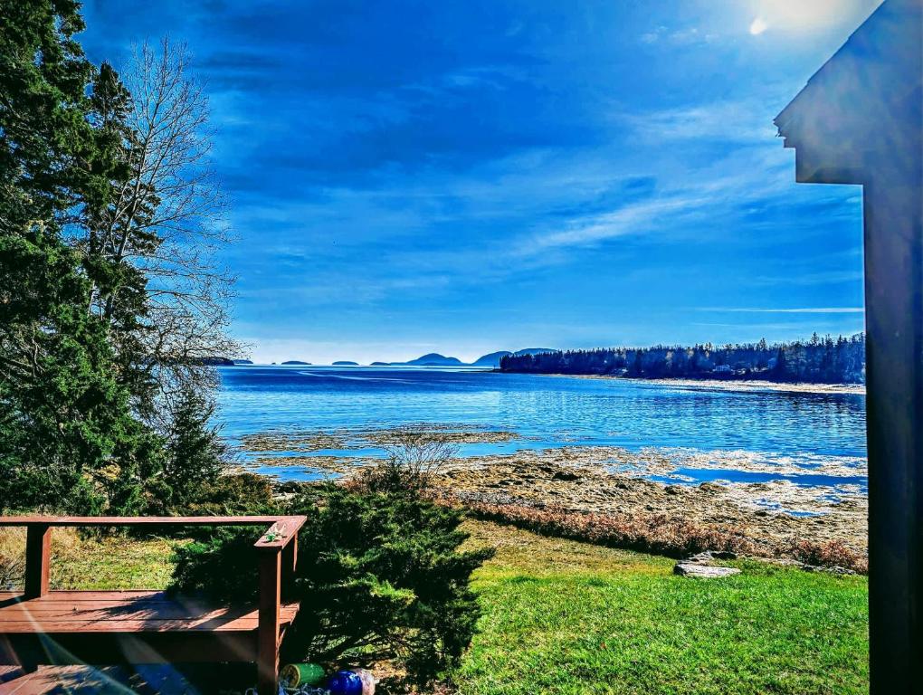 Photo of Mark's Waterfront Sea Cottage beach family Acadia in Hancock, ME