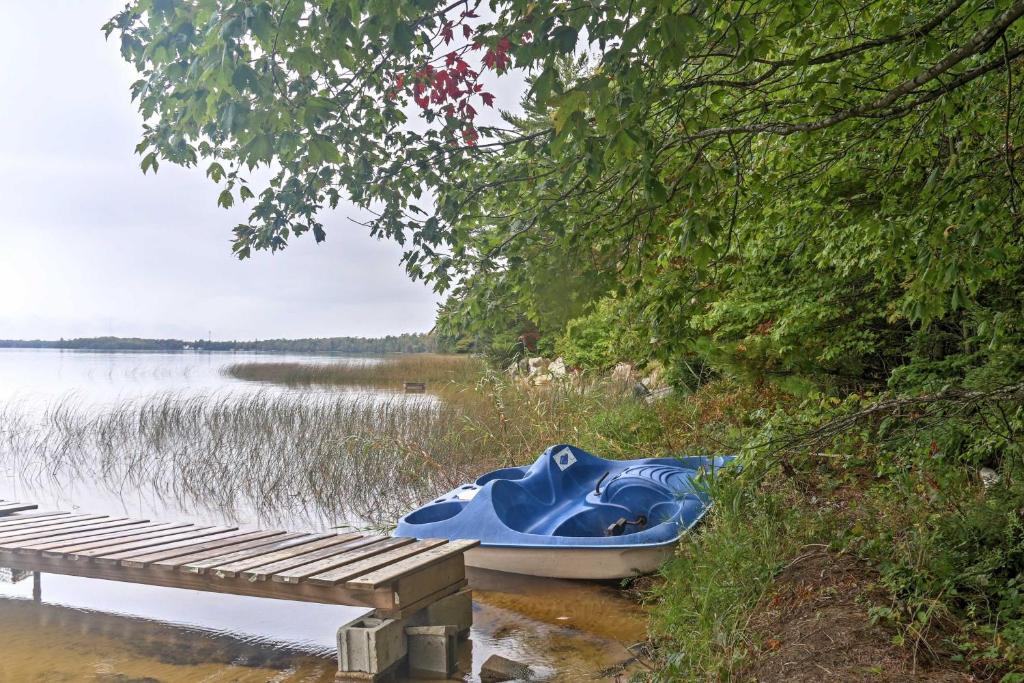 Photo of Gould City Lakefront Hideaway with Dock and Rowboat! in Gould City, MI