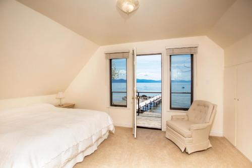 Photo #2 of Lakeside Escape - Beautiful Lakefront, Pier, Wood Fireplace, Private Hot Tub in South Lake Tahoe, CA