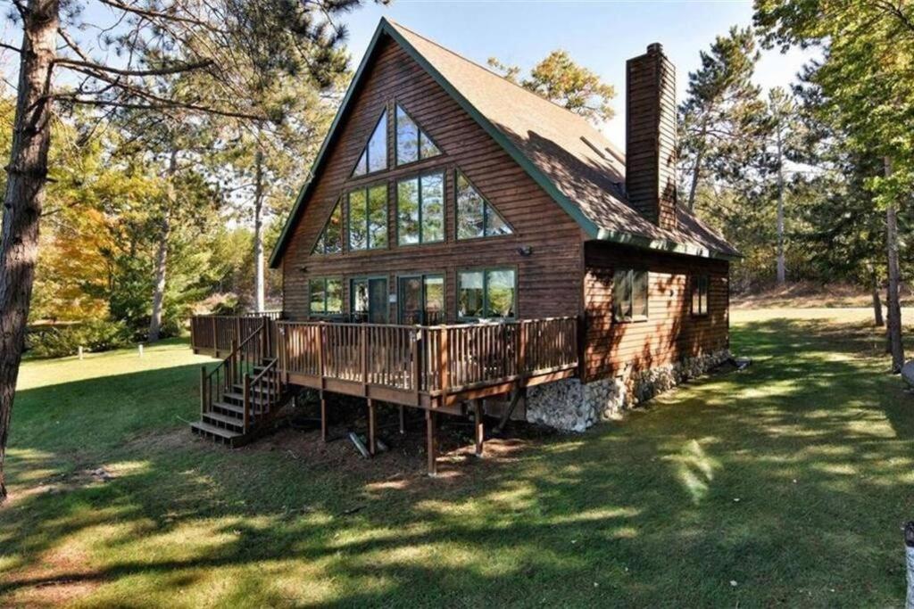 Photo of Lakefront A-Frame Cabin, Year Round in Minong, WI
