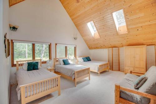 Photo #2 of Lakefront A-Frame Cabin, Year Round in Minong, WI