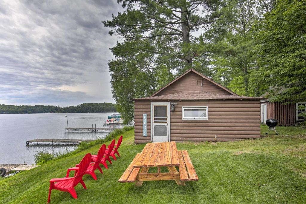 Photo of Lakefront Minocqua Cabin with Dock and Fire Pit! in Minocqua, WI