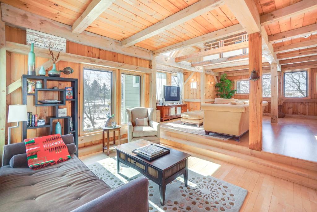 Photo of Private Beach and Deck Serene Lake Michigan Retreat in Belgium, WI