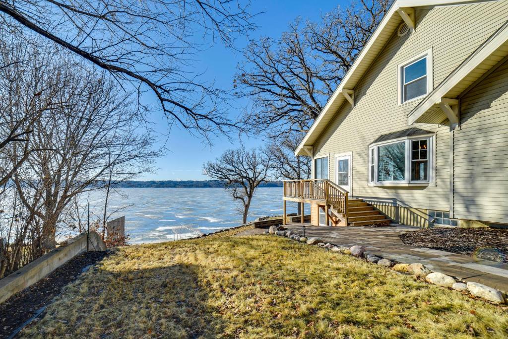 Photo of Big Stone Lake Access Home with Private Beach in Ortonville, MN