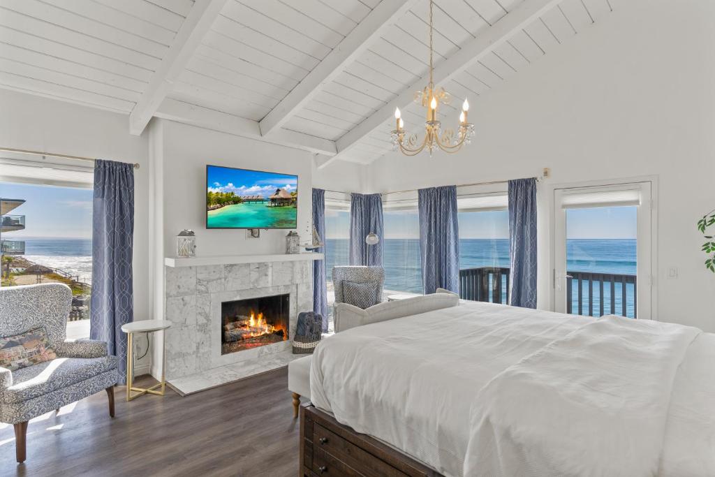 Photo #1 of Romantic Getaway - Luxury Oceanfront Studio - Private Balcony - Fireplace in Oceanside, CA